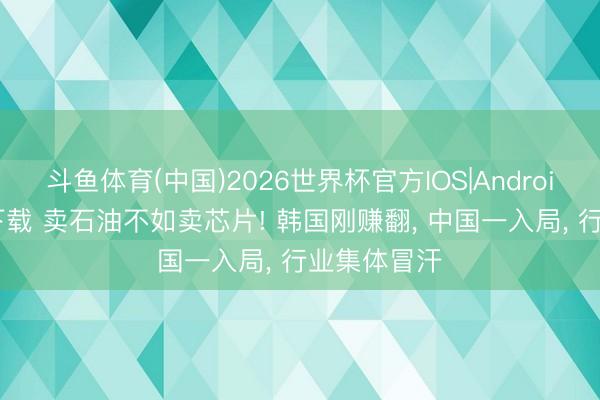 斗鱼体育(中国)2026世界杯官方IOS|Android手机app下载 卖石油不如卖芯片! 韩国刚赚翻， 中国一入局， 行业集体冒汗